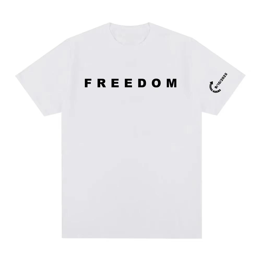 

Freedom Tee American Charlie Kirk Tshirt High Quality Cotton Female Male Tshirts Streetwear America American Fashion T Shirts S