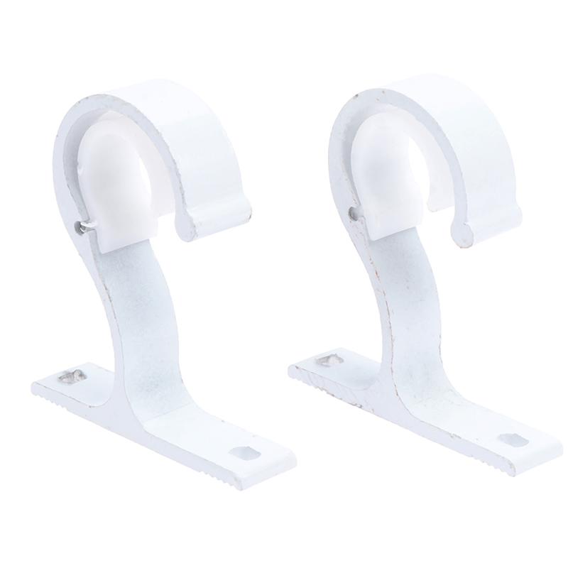 2Pc Home Ceiling Curtain Rod Installation Hook Room Thickening Drapery Bracket
