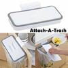 Attach-A-Trash: Cabinet Door Hanging Kitchen Garbage Rack