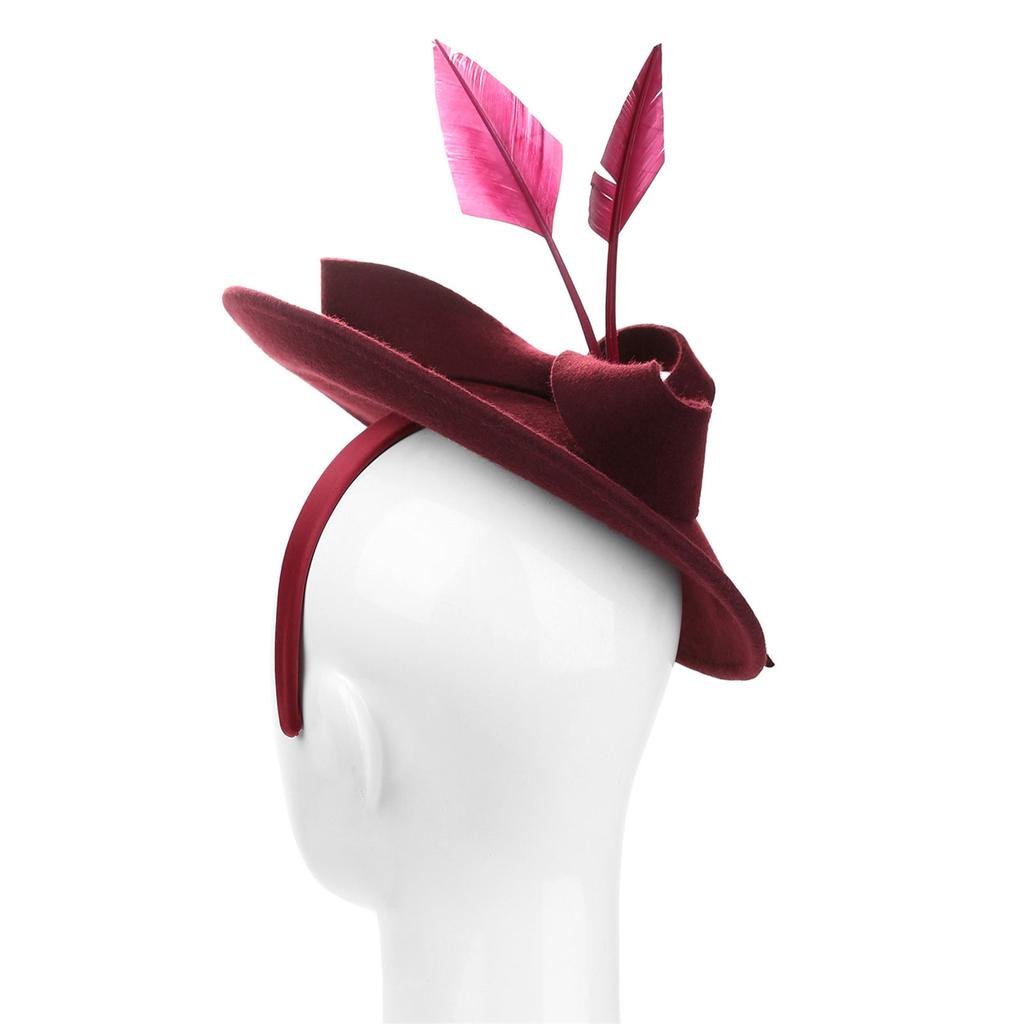 Vintage Fascinator Hat Wedding Fascinator Headband Elegant Pillbox Hat for Women Wedding Church Dinner Party