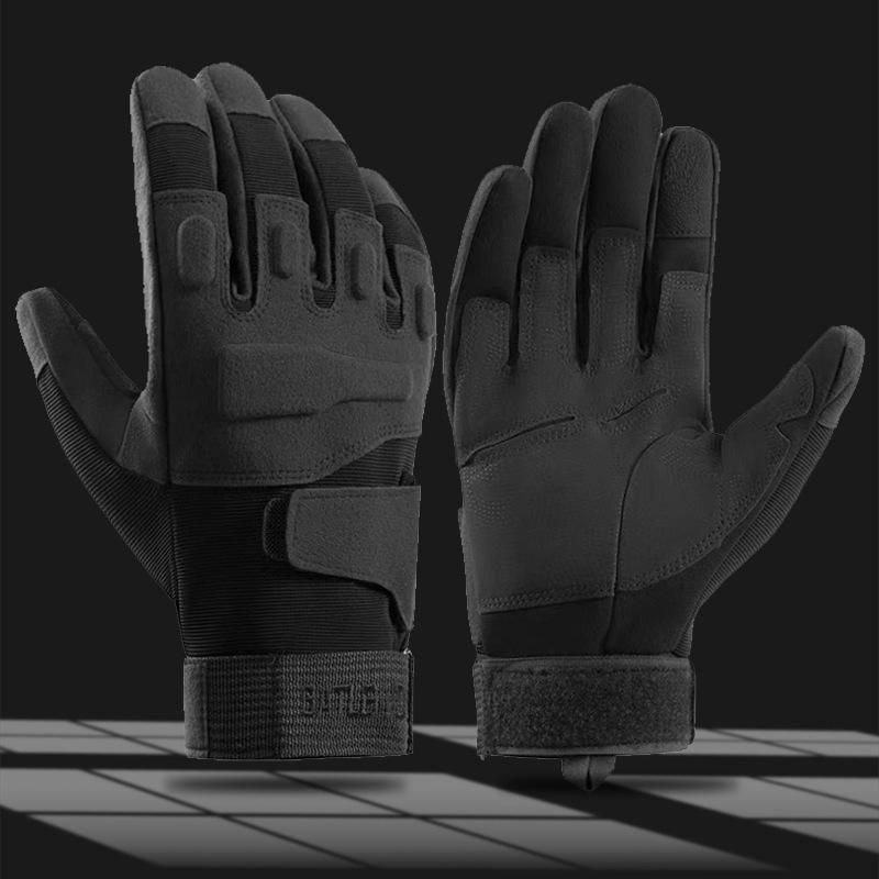 Tactical Gloves Full Finger Men's Outdoor Sports Mountaineering Anti-skid Military Fans Fighting Combat Mountaineering