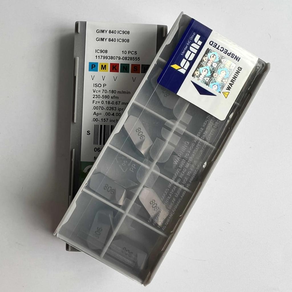 ISCAR / GIMY840 IC908 /Industrial Indexable Carbide Inserts 10 Pcs