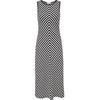 Women's A-Line Striped Round Neck Dress