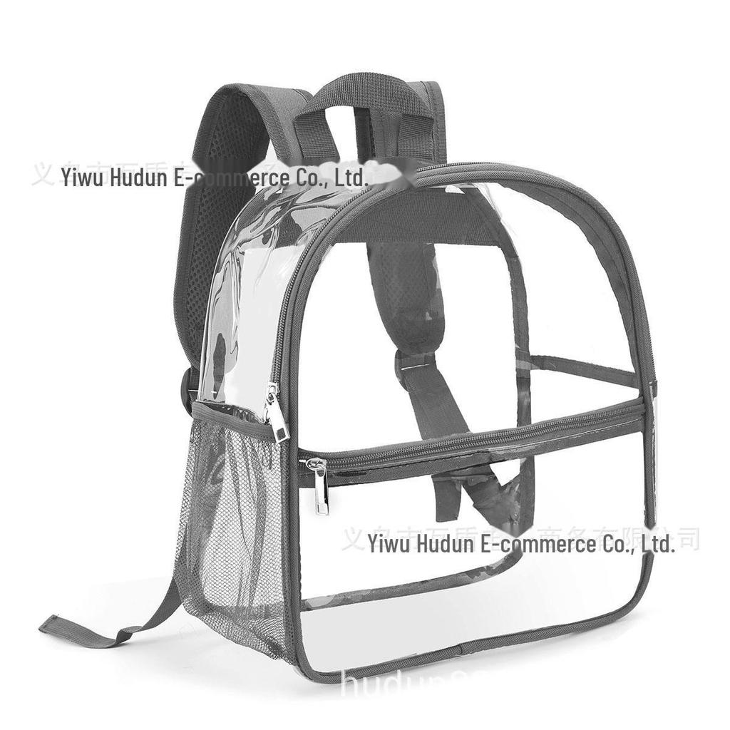 Unisex Transparent PVC Backpack: Large Capacity, Stylish, Sports & School Use