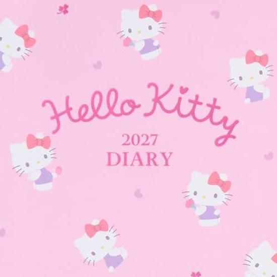 Sanrio B6 Diary (Horizontal Rule Type) 2027 Hello Kitty October Start Planner Schedule Book 922641