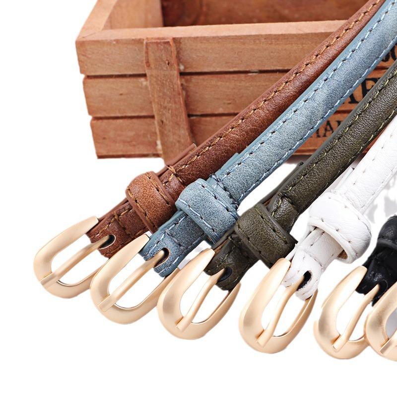 Fine Belt, Ladies' Casual Decorative Dress, Shirt Pin Buckle, Small Belt.