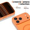 Fodral Cover till iPhone 17 Pro Max BasicMag MagSafe - orange