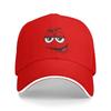 Custom Punk Unisex Cartoon Chocolate Red Candy Face Baseball Cap Adult  Adjustable Dad Hat for Unisex WoUnisex Hip Hop Snapback Caps
