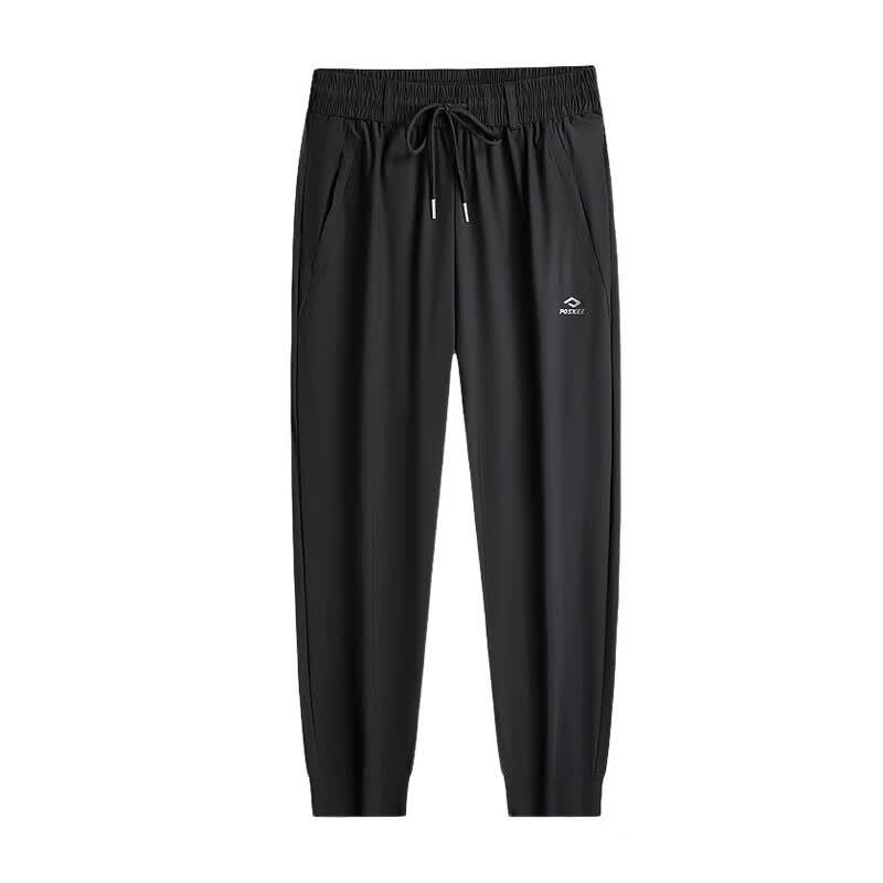Men's Plus Size Cooling Elastic Drawstring Sweatpants