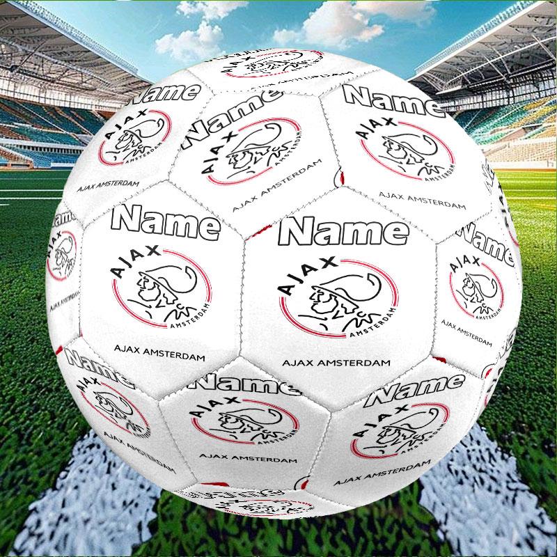 Custom Name Personalized Ajax Print Size 5 Soccer Ball Training & Match Football, for Team, Kicking, Gift for Football Enthusiasts