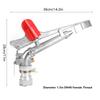 1.5in DN40 Female Thread Irrigation Sprinkler Zinc Alloy Rocking Arm Sprinkler  Home Gardening