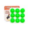 Soft Fishing Bait Balls Floating Lure Soft Worm Shrimp Scented Fishing Bait for Freshwater Saltwater Fishing Tackle Set of 9