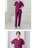 Unisex Short-Sleeve Surgical Gown and Long-Sleeve Workwear Scrub Set - Polyester/Cotton Blend