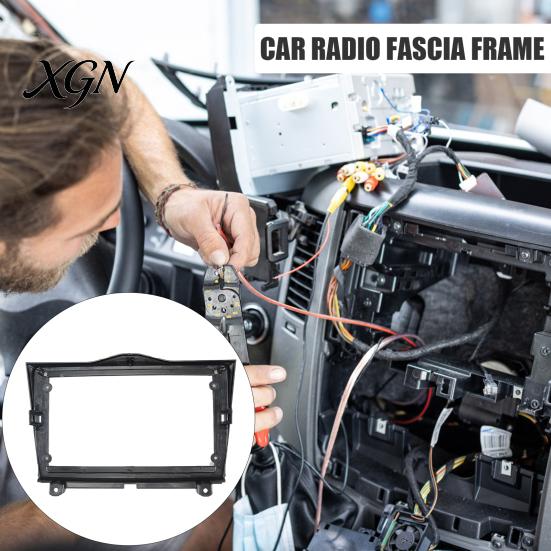 Non Destructive Radio Housing 9 Inch Dash Kit for Lada Granta 2018+, Navigation Frame Screen Mount Panel, Stereo Mounting Bezel, Direct Fit