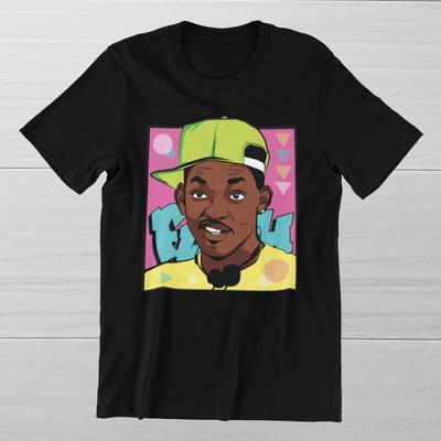 DER PRINZ VON BEL-AIR Will Smith 90er Old School TV-Sitcom Ringenbaumwolle T-Shirt Unisex T-Shirt