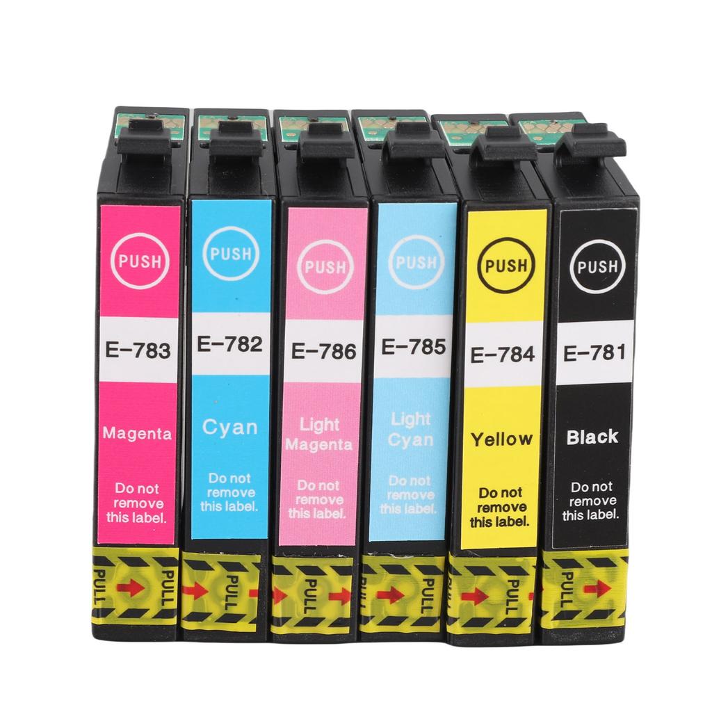 Ink Cartridge 6 Colors BK C M Y LC LM Printing Accessory for R260 R280 R380 RX580