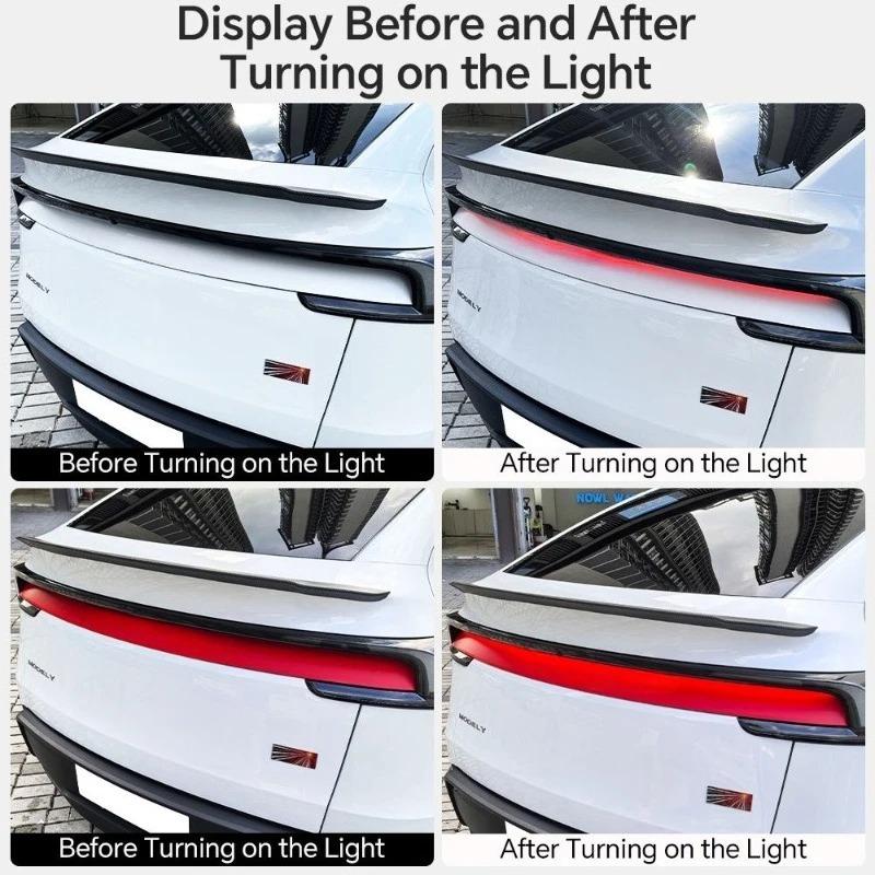 For Tesla Model Y/YL Juniper 2025 Protective PVC Headlight Protection Film Decoration Accessories Car Sticker Anti-scratch Films
