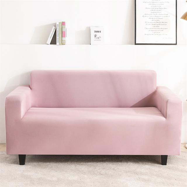 Seater Stretch spandex diivanikate Elastsed diivanikatted elutoa jaoks ühevärvilised pestavad diivanirätikud diivanikatted