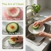 Creative Dish Sponge Avocado Shaped Kitchen Cleaning Towel Cute Dishcloth  Kitchen