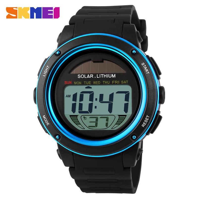 Shike Mei Men s Solar-Powered Luminous Sports Watch - Waterproof and Fashionable for Students