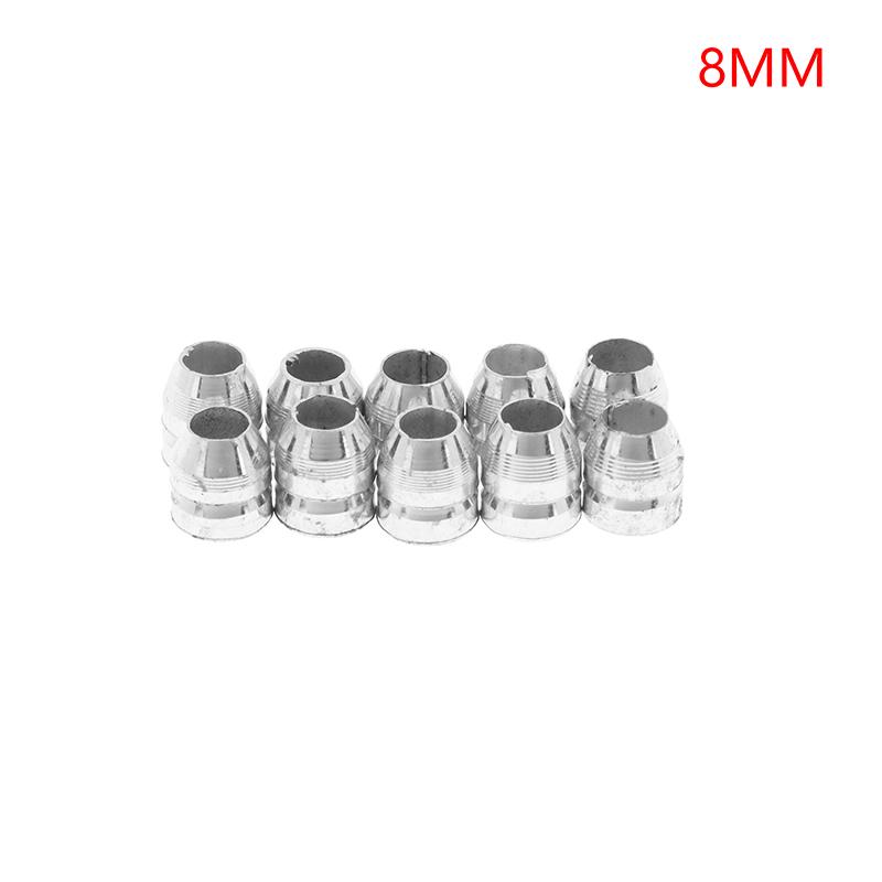 10Pcs/Set Round Handle Wedges Steel Hammer Handle Splitting Wedge For Repair Axe Claw Hammer Steel For Carpentry Maintenance