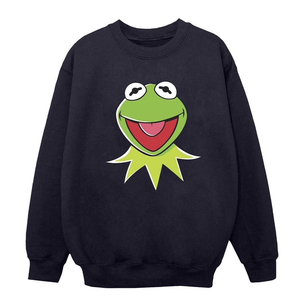 Disney Mens Muppets Kermit Head Sweatshirt