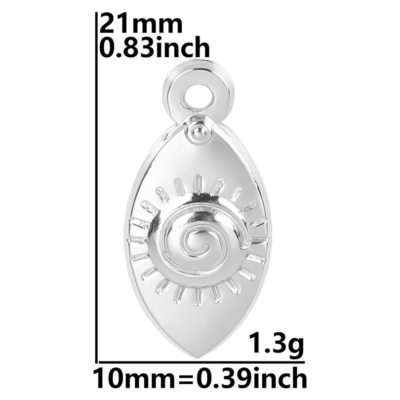 

5pcs/Lot Silver Color Le Soleil Pendentif Stainless Steel Charm Pendants For Jewelry Making Supplies Metal Sun Charms Decoration