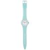 J-AXIS Watch Pastel Color Watch Simple Easy-to-Read Plastic Case Round Lightweight Matching Pair Children Students TCG73 Unisex Blue One