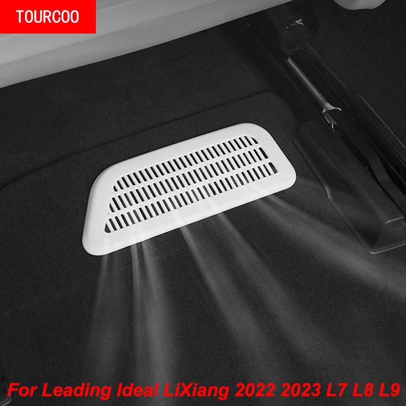For Leading Ideal LiXiang L7 L8 L9 -2025 Underseat Air Conditioning Vent Protective Cover Sticker Accessories