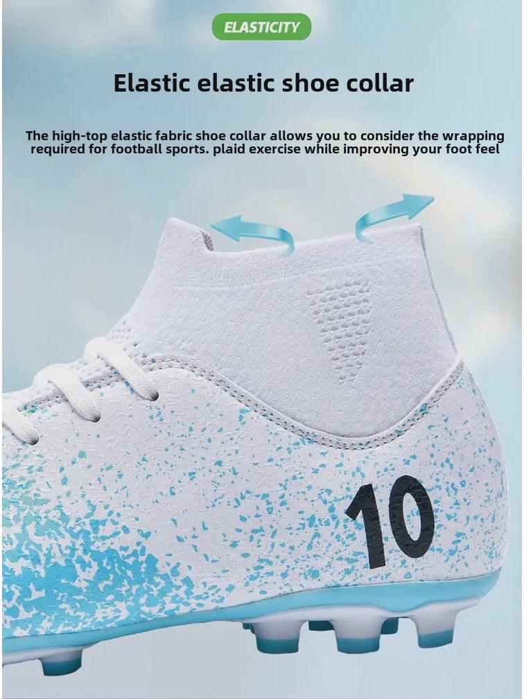 Men's Low-Top AG Football Shoes for Youth Competition and Training