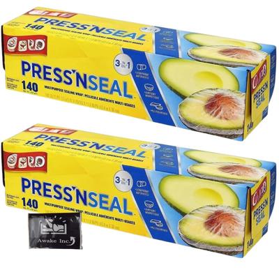 Costco Press 'n Seal Folie, Strak Zittende Voedselbewaringsfolie, Keukenfolie, Magnetronbestendig, Vriesbestendig, BPA-vrij, Multifunctioneel, 30cm x 43,4m, Set van
