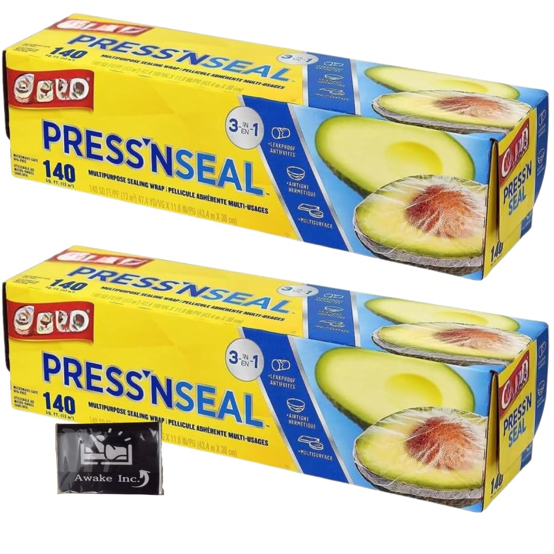 Costco Press n Seal Wrap Tight-Fitting Food Storage Wrap Kitchen Wrap Microwave Safe Freezer Safe BPA-Free Multi-Purpose 30cm x 434m Set of 7100₽