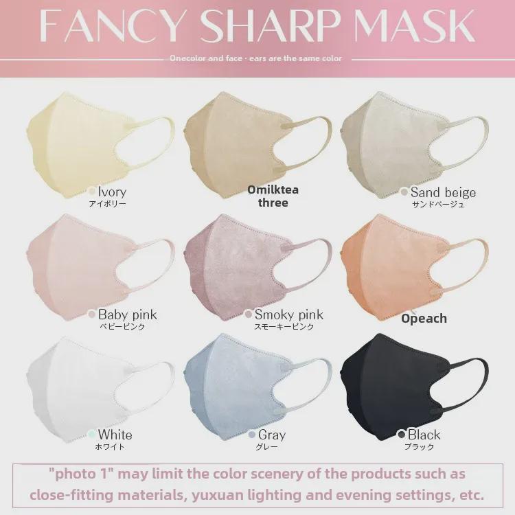 3D Stereo Sun Protection Mask: Thin, Colorful, Breathable, Ear-Proof, Full Japanese Packaging