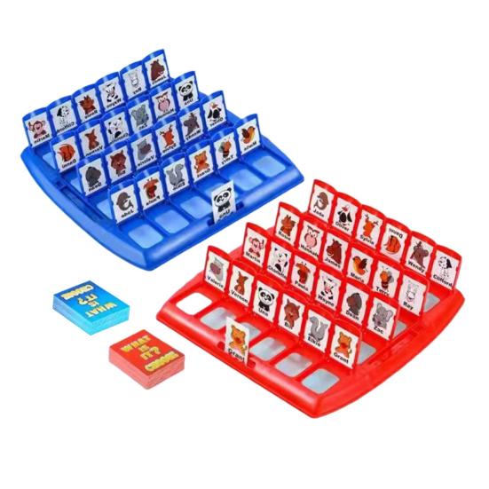 

Настольная игра «Кто это» для детей и взрослых, семейный вечер, классическая игра в угадывание, портативная, для путешествий, для 2 игроков, интерактивная настольная игра, развивающая игрушка C