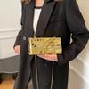 Exquisite Small Fragrant Style Acrylic Bow Women's Dinner Bag 25 New Daily Commuting Shoulder Messenger Bag