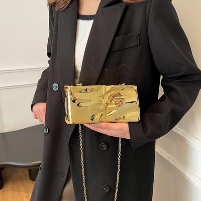 Exquisite Small Fragrant Style Acrylic Bow Women's Dinner Bag 25 New Daily Commuting Shoulder Messenger Bag