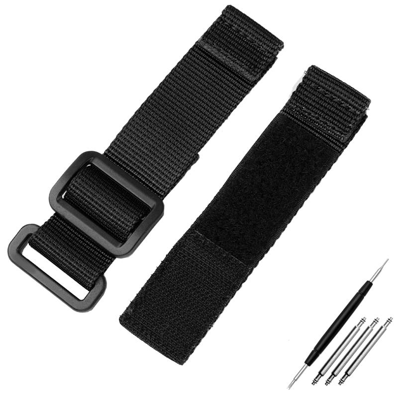 

For Bell & Ross/BR/Citizen/Seiko No.5 007 Series Watchband 20mm 22mm 24mm Outdoor Sports Nylon Watch Strap Men s watch accessori 20mm чёрный