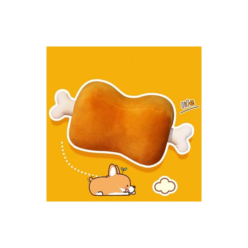 Plush Toy, Bone-in Manga Meat, Cuddly Sleeping Pillow, Gift, Toy, Plush Pillow, Cute, Comfortable, Huggable Pillow, Birthday Present, Multifunctional,