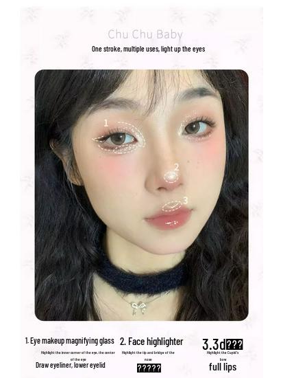 FLORTTE/Flower Knows Double-Ended 3D Aegyo-Sal and Eyeliner Gel Pen