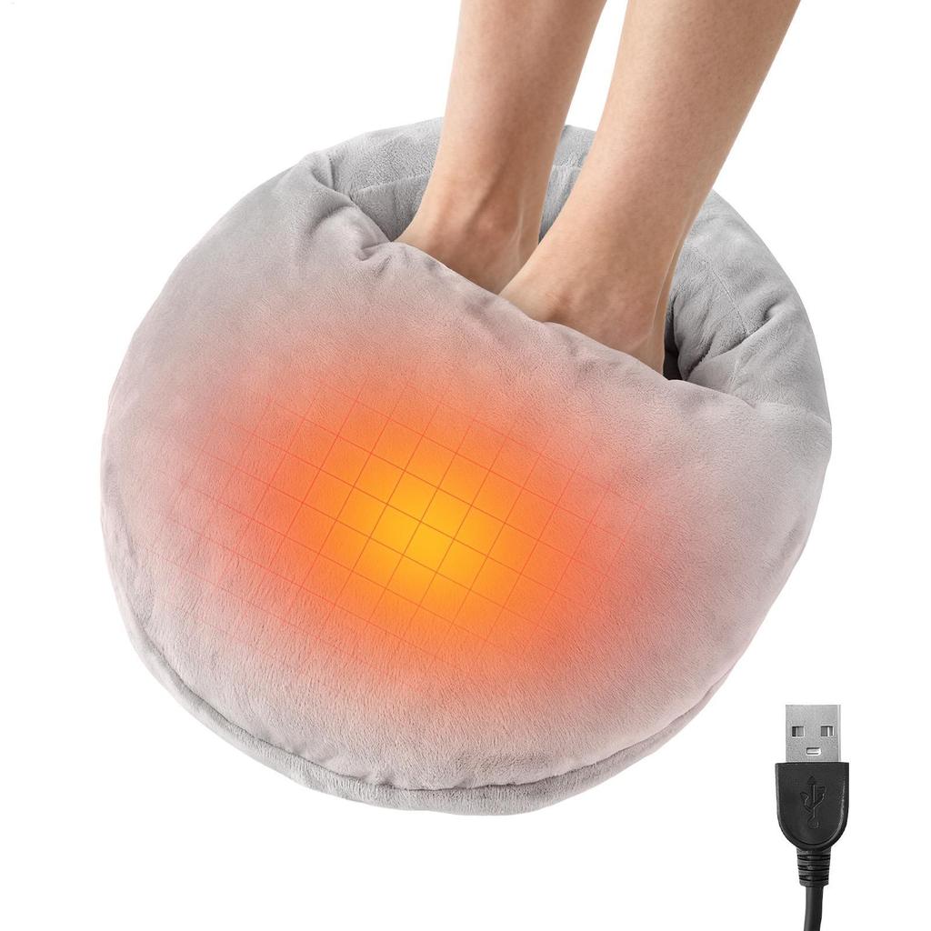 Elektrický ohřívač nohou Ohřívací podložka s konstantní teplotou Měkká sametová omyvatelná zimní teplá noha pro domácí ložnici Ohřívač nohou