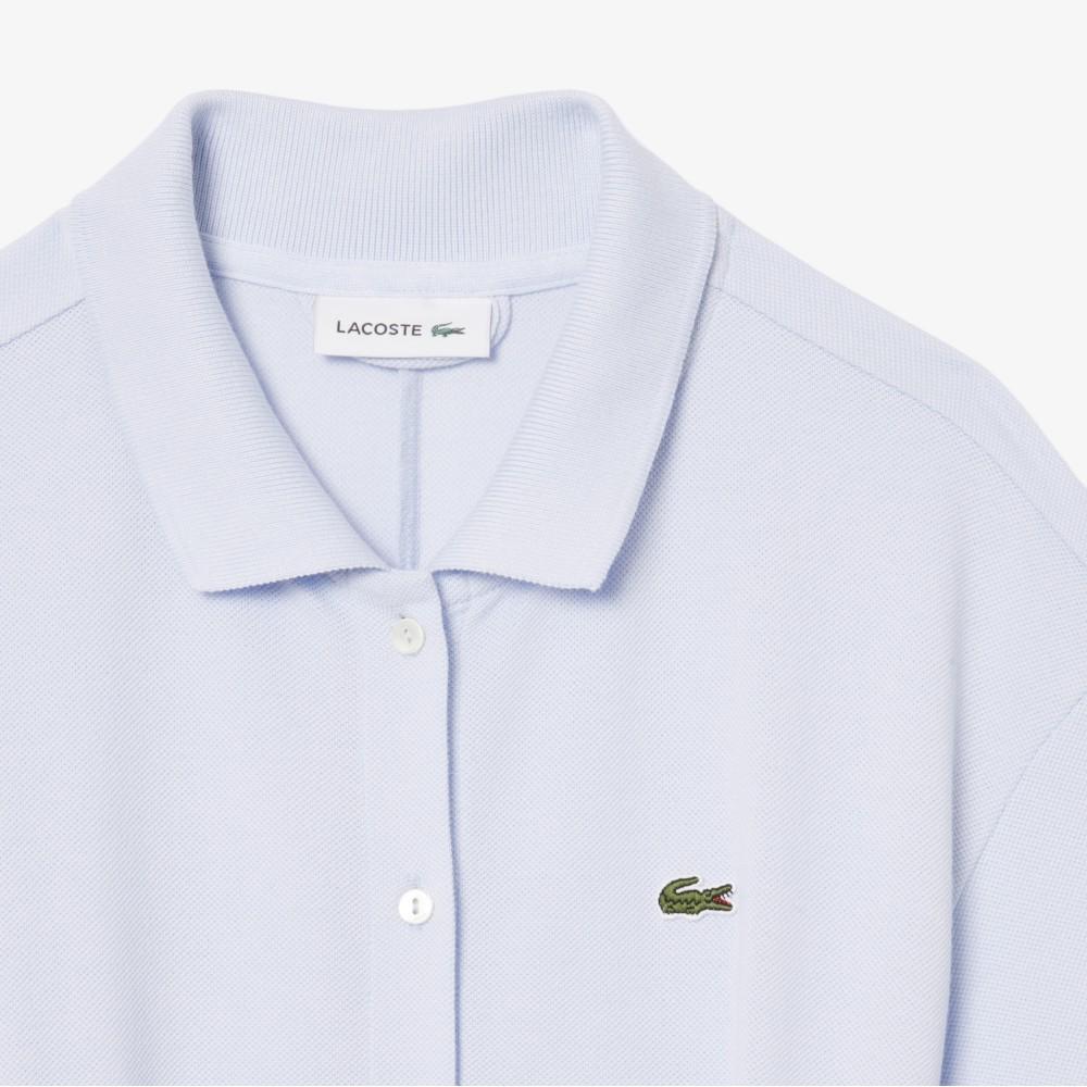 Lacoste Women's Fit and Flare Belted Polo Dress EF9621-56GJ2G
