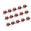 20Pcs Simulation Ladybugs Mini Plastic Eco-Friendly PVC Durable Bright Mini Garden Micro Landscape Party Decoration
