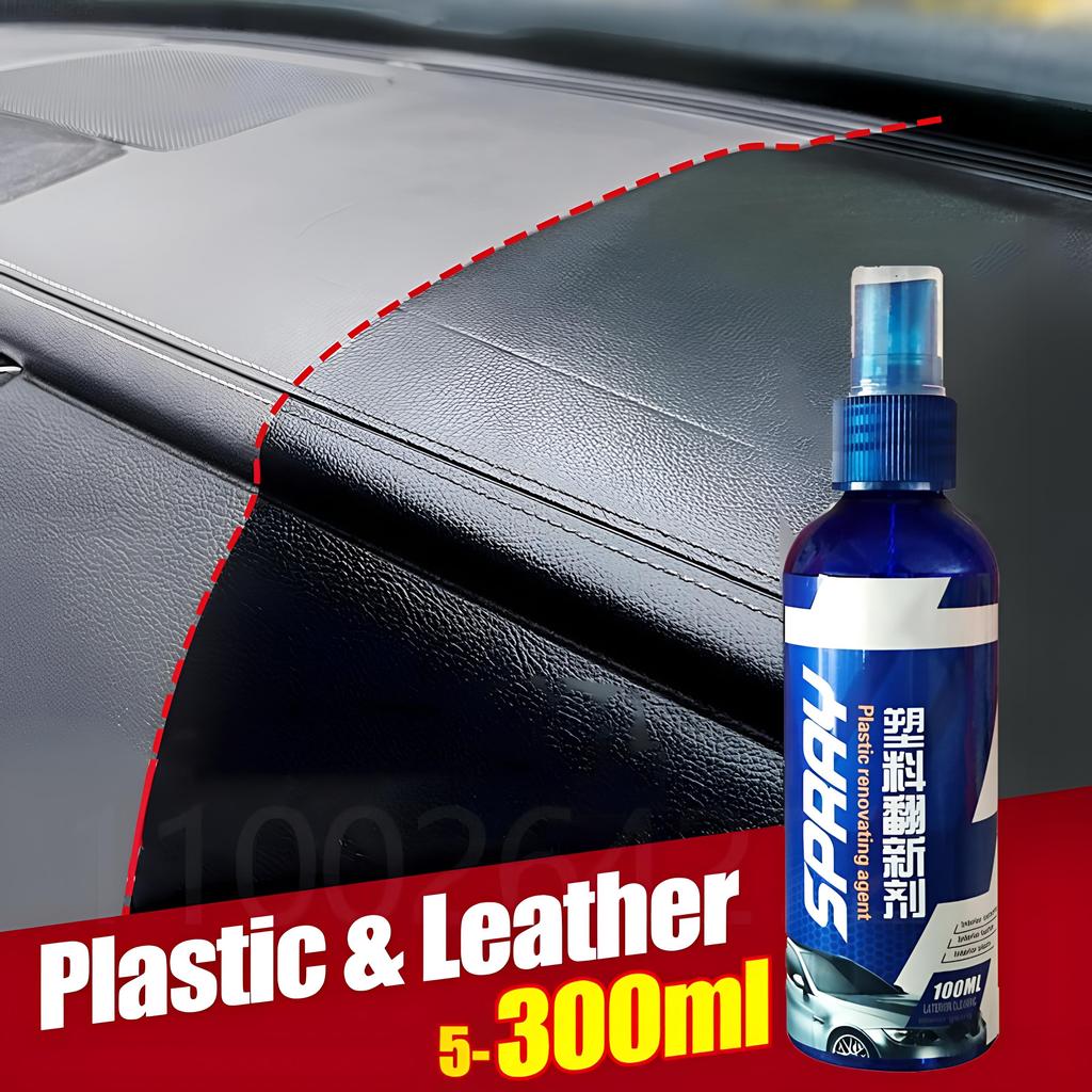Restauratore di plastica per auto Torna al nero lucido Prodotti per la pulizia dell'auto Lucidatura automatica e rinnovamento del rivestimento di riparazione per i dettagli dell'auto