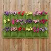 2PCS 100*50cm Hanging Wall Planter Bag 18 Pockets Vertical Greening Planter  Outdoor Gardening