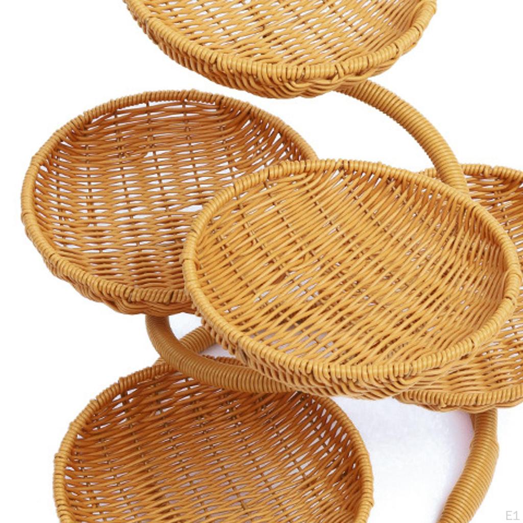 Fruit Stand Holder,Rack Serving Basket,Sturdy Multipurpose Lightweight Storage Container Snacks