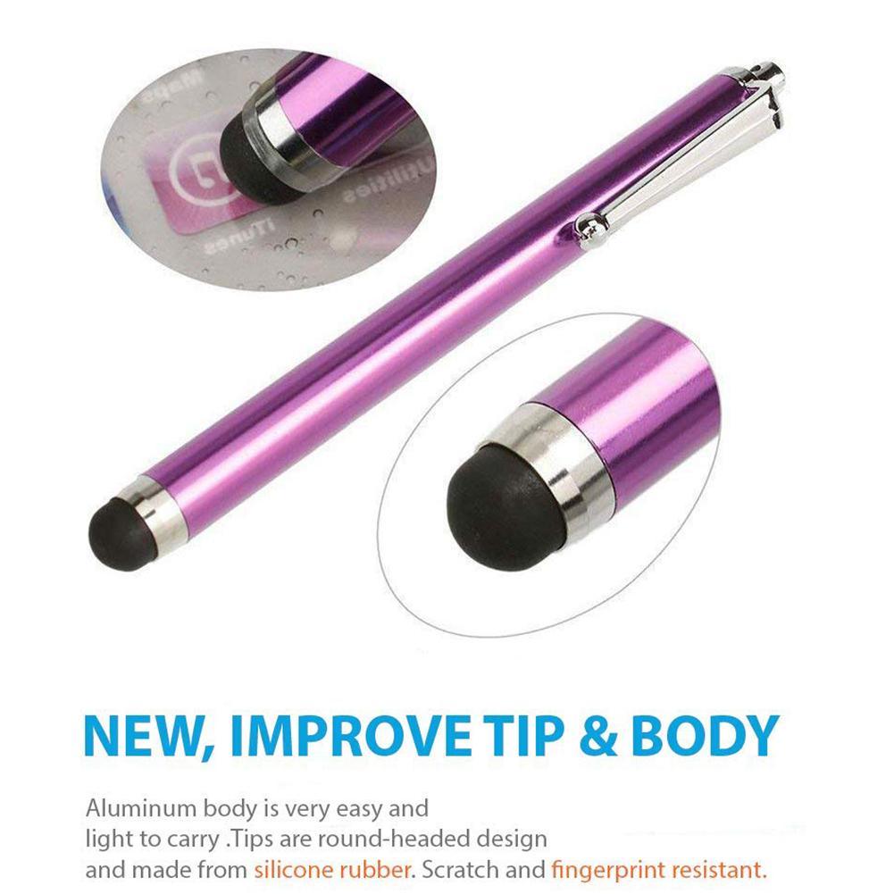Universal Aluminum Alloy Touch  Pen Metal Touch Screen Pen  Pens Capacitive Screen Pen With Clip For Tablet Mobile Phone