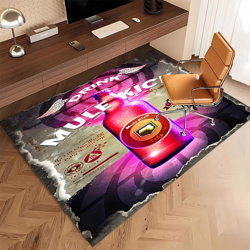 Call of Duty COD Perk A Cola Print Area Rug - Soft,Washable Non-Slip Indoor Mat,Living Room,Home Office Decorative Rug