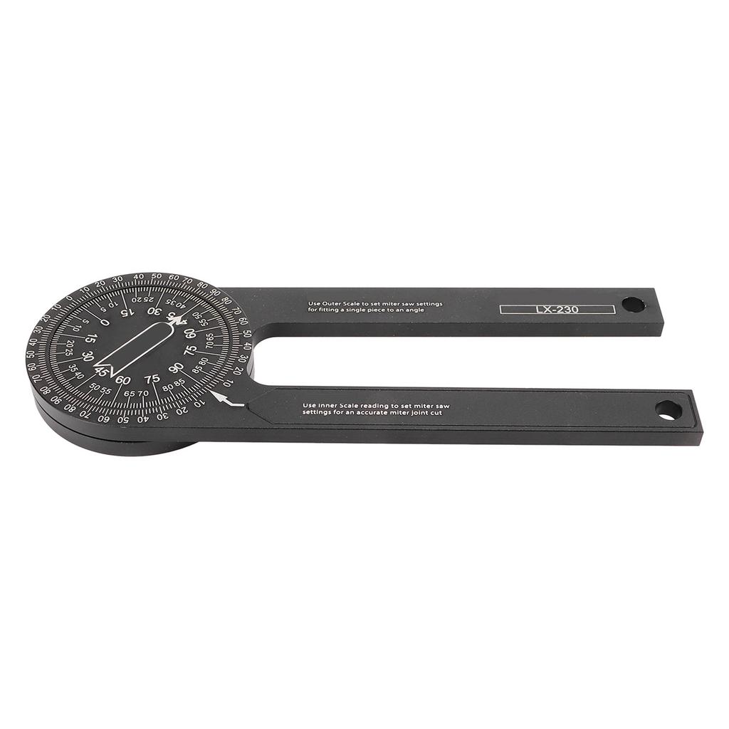 Úhelník pokosové pily 360 stupňů Hledač pokosových úhlů Dřevoobráběcí poziční úhelník