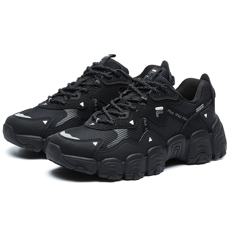 Fila Heritage-FHT Cat Paw 3.0 Retro Shock Absorbing Non-Slip Wear-Resistant Low-Top Casual Urban Commuting Running Shoes Women Sneaker F12W144123FBK