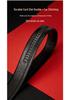 Men's Lychee Grain Leather Belt with Automatic Buckle - Casual and Versatile Style